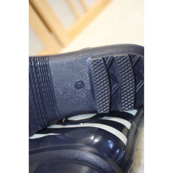 Kids Rain boots Size 5 Navy and white striped - Picture 11 of 11